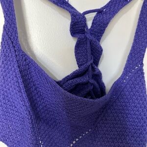 Purple Knit Women's Intimate Top